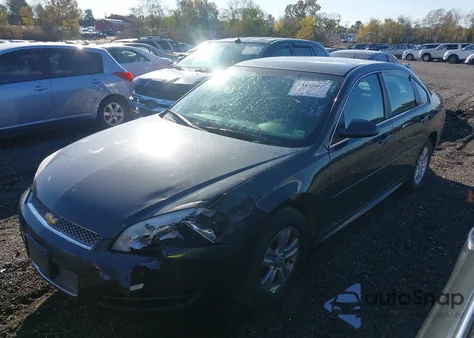 2012 Chevrolet Impala Ls из США, поврежденный, VIN 2G1WA5E37C1320943